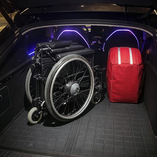 VTC Toulouse accessible fauteuil roulant pliable