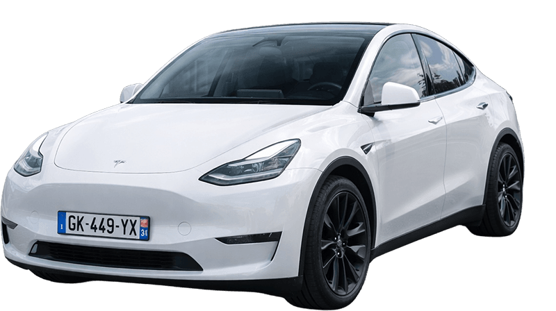 tesla model y blanche 2024